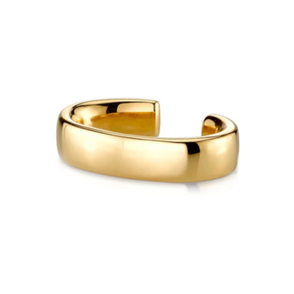 The Last Line Gold Perfect Ear Cuff 14k Yellow Gold / Plain